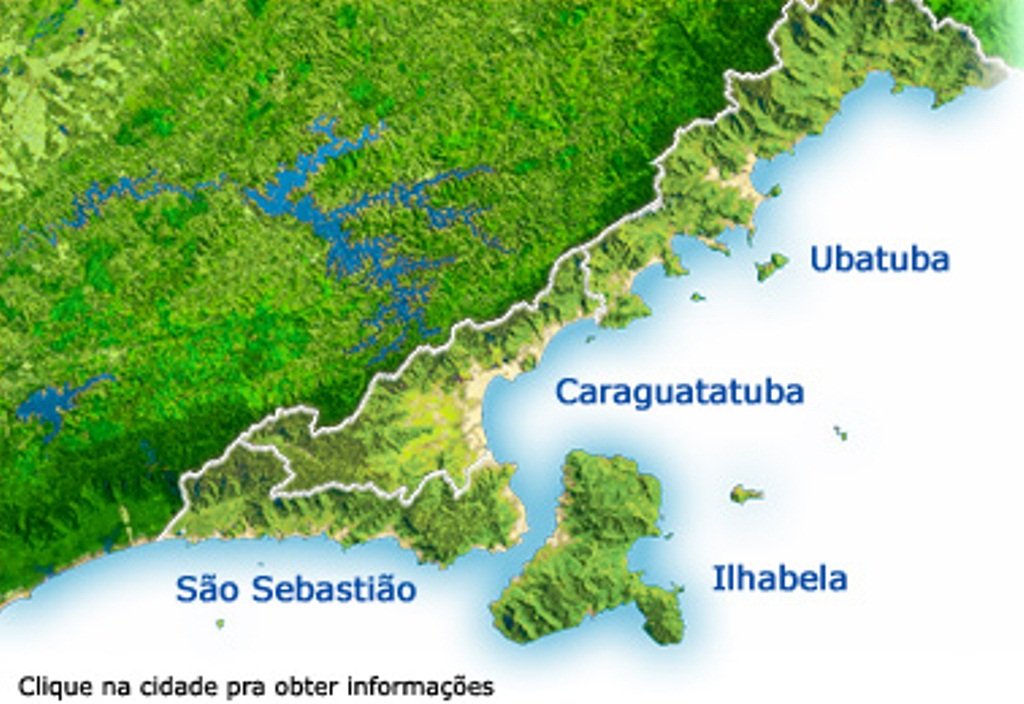 Mapa Litoral Norte SP 05 Contra E Verso